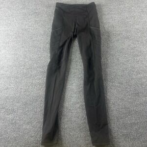 Lululemon‎ Leggings Womens 2 Black Ankle Yoga Pants Pockets Workout Gym